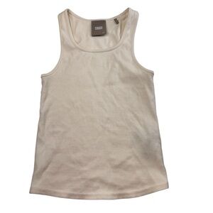 Kith Tank Top Women’s Size XS Cream Cotton Ribbed Soft Lightweight Stretch Tee